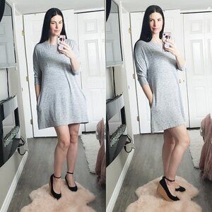 Wilfred Free * Aritzia Cober Dress * Grey Sz XS